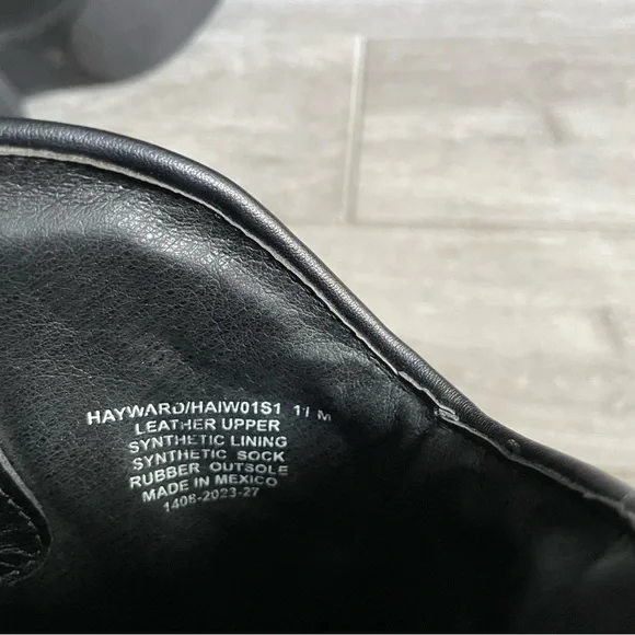 Black Leather Western Boots - Picture 14 of 15